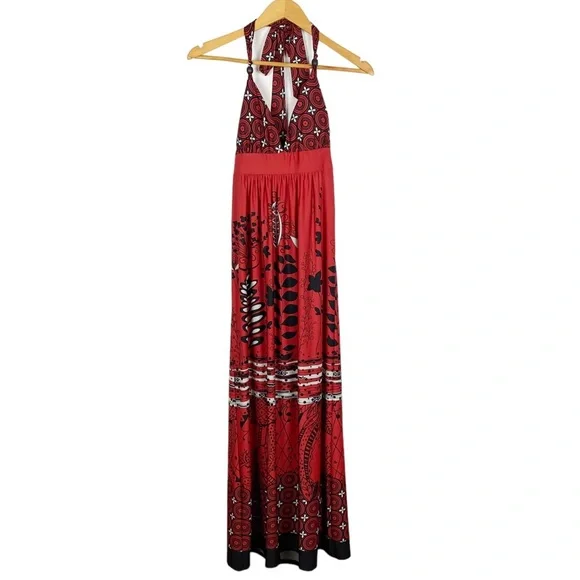 Alyn Paige | Dresses | Alyn Paige Halter Red Black Maxi Dress Bead Detail Size Small | Poshmark Alyn Paige | Dresses | Alyn Paige Halter Red Black Maxi Dress Bead Detail Size Small | Poshmark